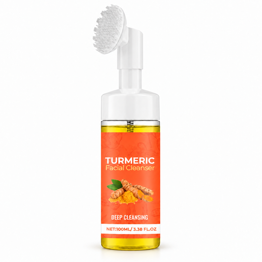 Turmeric Facial Cleansing Mousse with Brush